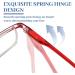 LUFF 4Pcs Anti-Blue-Ray Reading Glasses - Ultralight 3.75X Portable Readers (Red) - Perfect for International Shipping - Buy Online on GoSupps.com