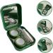 Solustrie Small Contact Lens Container with Mirror - Travel-Friendly Korean Organizer for Colored Contact Lenses - Durable Plastic Case for International Shipping - Buy Online on GoSupps.com