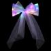 JONKY Light Up Bow Hair Clips Veil Hair Barrettes Led Bows Headdress Bowknot Hairpin Short Tulle Party Hair Accessories for Women and Girls