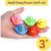 Derayee 50 Colorful Mini Bathing Ducks - Squeaky Bath Toy Set for Kids - Perfect for Showers & Birthday Parties - Buy Online on GoSupps.com
