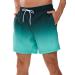 Decorie Swim Shorts Men Swimming Trunks Men Quick-drying Swimming Shorts Boardshorts Men Swimming Shorts with Mesh Lining L Green