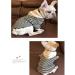 Rayminsino Black & White Striped Pet Hoodie | Cotton Sweater & Jacket for Dogs & Cats | Stylish Clothing for Medium-Sized Pets - Buy Online on GoSupps.com