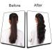 Natural Black Afro Curly Pferdeschwanz Hair Extension Clip - 66cm Ponytail for Braids (1 Pack) - High-Quality Hair Piece - Buy Online on GoSupps.com