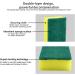 Heavy Duty Scrub Sponge 12pcs Kitchen Scrubbing Sponges 3.9 2.8 1.2inch Cellulose Sponge Cleaning Sponge Scourers Multi-Use for Kitchen Bathroom Furniture Dishes Car - Buy Online on GoSupps.com