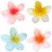 Hair clip flower small hair clip colored hair clip women slide-resistant hair clips for thick thin hair accessories girl women (blue red yellow orange) set-1