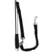 T Tocas Stainless Steel Bicycle Dogs Leash - Walk & Ride with Hands Free Pet Training Lead Comfortable Silicone Handle Black Handle - Buy Online on GoSupps.com
