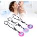Buy Spyminnpoo Childhood Diseases Toys | 3Pcs Soft Silicone Chewing Chain for Babies - Portable Sweet Butterflies Pattern - Buy Online on GoSupps.com