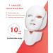 Deciniee LED Face Mask: LED Face Light Therapy Mask - Facial Masks for Anti-Aging Skin Rejuvenation Tightening Mask - 7 Color - Buy Online on GoSupps.com