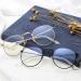 Junsika Blue Light Filter Glasses - Classic Round Metal Frame Non-Prescription Anti-Blue Light Unisex PC Gaming Glasses - A1: Black - Buy Online on GoSupps.com