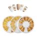 Buy Niceneeded Nail Art Crushed Shell Seashell Set - Irregular Abalone Slices & 3 Shell Sea Studs with Tweezers for Stunning Nail Designs - Buy Online on GoSupps.com