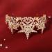 Lurrose Rhinestone Crown Tiara Headband for Brides & Girls - Golden Bridal Star Crown for Wedding Birthday Party & Prom - Buy Online on GoSupps.com