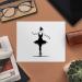 Buy 2 Microfiber Cleaning Cloths - Ballet Dancer Design | Eco-Friendly & Durable | Best International Shipping - Buy Online on GoSupps.com