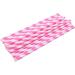 TRIPPER Biodegradable Paper Straws 100 Pink for Party Supplies Birthday Wedding Bridal/Baby Shower Decorations and Celebrations - Buy Online on GoSupps.com