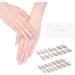Danni & Toni Blushing Reflection Half-Hardened Gel Nail Films | Pink Mirror Nail Sticker Wraps - 28 Pack - Buy Online on GoSupps.com