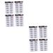 FOMIYES 8 Pcs Eyebrow Stickers Waterproof Makeup 6d Eyebrow Transfers Sticker Artificial Eyebrow 4d Make up