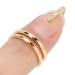 Fingernail Opening Ring Fashion Fingertip Jewelry Nail Art Ring Ladies Wearing Nail Accessories Decorative Nail Ring(3050g)