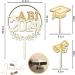 Abi 2024 Wooden Cake Topper Set | 3-Piece Abitur Graduation Decoration | Perfect for Graduation Parties & Celebrations - Buy Online on GoSupps.com
