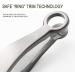 Anvirtue Universal Nose Hair Trimming Tweezers - Stainless Steel Eyebrow Trimmer - Round Tip - Easy Cut - for Noses, Sideburns, Brow, Body (1PC) - Buy Online on GoSupps.com