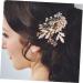 Angoily 1pc Pearl Hair Pin Wedding Hair Side Combs Wedding Hair Accessories Rhinestone Hair Accessories Bridal Pearl Hair Comb Tiara European Style Bride Wedding Accessories - Buy Online on GoSupps.com
