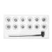 Seven Star Needle Set & Hammer - Stainless Steel Plum Blossom Skin Hammer with 12 Replacement Heads | International Shipping - Buy Online on GoSupps.com