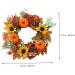 LIFKICH Wreath Garland Artificial Sunflowers House Thanksgiving Decoration Halloween for Decor Home Decoration Holiday Decoration Halloween Prop Party Decor Silk Flower Rattan Pumpkin - Buy Online on GoSupps.com