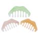 Frcolor 15 StK Massagekamm Gua Sha Kamm Crimper Hair tool Massage devices Jadekamm head skin massage hair-lametta tool ComV TeraHertz-Gua-Sha wooden ridge Multifunction Horn ridge ladies resin