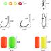 Dr.Fish 200PCs Pompano Rig Making Kit | Surf Fishing Rig Accessories | Saltwater Bottom Rig Parts with Circle Hooks, Beads, Swivels, and Snaps - Buy Online on GoSupps.com