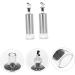 Zerodeko 2pcs Stainless Steel Oil Bottle Kitchen Oil Dispenser Portable Oil Storage Container Glass Containers for Liquids Oil Container Syrup Dispenser Oil Filter Pot Household - Buy Online on GoSupps.com