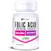 Healthfare Folic Acid 1000mcg | 300 Veg Tablets | Vitamin B9 | Gluten-Free | Non-GMO | Made in USA