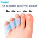 Sumifun Gel Toe Spreader - 10x Small Toe Protection for Overlapping & Curled Toes | Blue Gel Separator for Friction Pain Relief - Buy Online on GoSupps.com