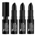 3Pcs Sports Eye Black Stick  Football Black Stick Black Face Paint Body Paint Stick Clown Black Makeup Eyeblack for Baseball Football Softball Lacrosse Sports Halloween Cosplay Costume Parties Makeup