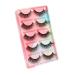 UAMOU Mink Eyelashes 10/50/100 Boxes Fluffy 3D Mink Lashes Makeup Natural Long Volume False Eyelashes Bulk Faux Cils Custom Cheerfully (Color : 5 Pairs X11CS Size : 50 Boxes)