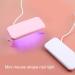 3Pcs Mini Nail Dryer Professional Nail Light Curing Gel LED Dryer Mouse Shape LED Nail Lamp Portable Nail Lamp Gel Polish Light for Nail Salon Home Travel (Roseate) - Buy Online on GoSupps.com