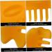 FOMIYES 2pcs Comb Multitools - Acupuncture Head Massager & Gua Sha Hairbrush Scraping Tool Heat Jade Massage Board - Orange 9.5X5.8X1cm - International Shipping Available - Buy Online on GoSupps.com