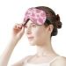Pastel Pink Cow Tie Dye Sleep Mask for Women | Adjustable Eye Shades with Elastic Strap - Perfect for Restful Sleep - Buy Online on GoSupps.com