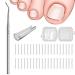 Ingrown Toenails Set Toenail Correction Patch Nail Clip Toenails Ingrown Toenails Toenail Correction with Lifter for Ingrown Toenails 40 Pieces