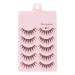 UAMOU 2-50Boxes Manga Lashes False Eyelashes Doll Korean Natural Anime Lashes Spiky Thick Faux Mink Eye Lash Strips Makeup Cheerfully (Color : M21 Size : 10 boxes)