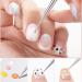 5 Pack Nail Dotting Pen Stainless Steel Double-ended Painting Nail Dotting Pens DIY Nail Decorations Manicure Tools for Home Beauty Nail Salon - Buy Online on GoSupps.com
