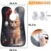 Christmas Cat Beard Bib Apron - Best Beard Hair Catcher for Men | Perfect Gift for Dad & Husband - Suction Cups Included - Buy Online on GoSupps.com