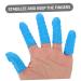 Veemoon 100pcs Nitrile Finger Cots - Sky-Blue Finger Protectors for Secure Grip & Protection | Durable Finger Sleeves for Crafting & Electronics - Buy Online on GoSupps.com