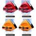 QTYUERGK 8-Speed Adjustable Magnetic Double Sided Magnetic Window Cleaner Large Handle/Anti-Pinch / 3M Safety Rope Cleaner Glass Wiper Magnetic Manual Type Colour:Red5-24mm (Color Cleaners - Buy Online on GoSupps.com