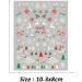 Nail Decal Manicure 3D DIY Santa Snowman Designs Christmas Luminous Nail Stickers(CY-020) - Buy Online on GoSupps.com