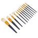 ZJchao 12-Piece Makeup Brush Set | Beginner Eyeshadow Powder Blush & Concealer Brushes with Orange PU Case - Perfect for International Shipping - Buy Online on GoSupps.com