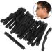 10 Pairs Non-Slip Silicone Glasses Retainers | Durable Eyeglass Ear Grips | Black Earmuffs 5.7x0.7CM - International Shipping Available - Buy Online on GoSupps.com