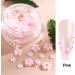 AMIUHOUN 6 Boxes of Light Change 3D Nail Flower Accessories with Gold and Silver for Mixed DIY Jewellery Art Decoration - Buy Online on GoSupps.com