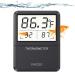 Aquarium Thermometer, PAIZOO 5S Refresh Speed Touch Screen Fish Tank Accurate Temperature Sensor, Wide Range of Displayed, Energy-Saving & Stick-on Thermometer for Aquariums, Glass Containers Black