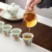 New style persimmon persimmon tea set Deyu white porcelain enterprise employee souvenir business practical gift/123 - Buy Online on GoSupps.com