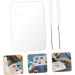 Mipcase 2 Sets Color Palette - Eyeshadow & Foundation Mixing Tool Tray with Spatula | International Shipping Available - Buy Online on GoSupps.com