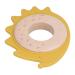 Wooden Silicone Teething Ring - Animal Shape Baby Chewing Ring for Newborns 0-12 Months - Buy Online on GoSupps.com
