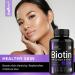 Biotin 15000mcg (120 Capsules) with MSM Collagen Keratin - Anti-Aging for Hair Skin and Nails - Buy Online on GoSupps.com